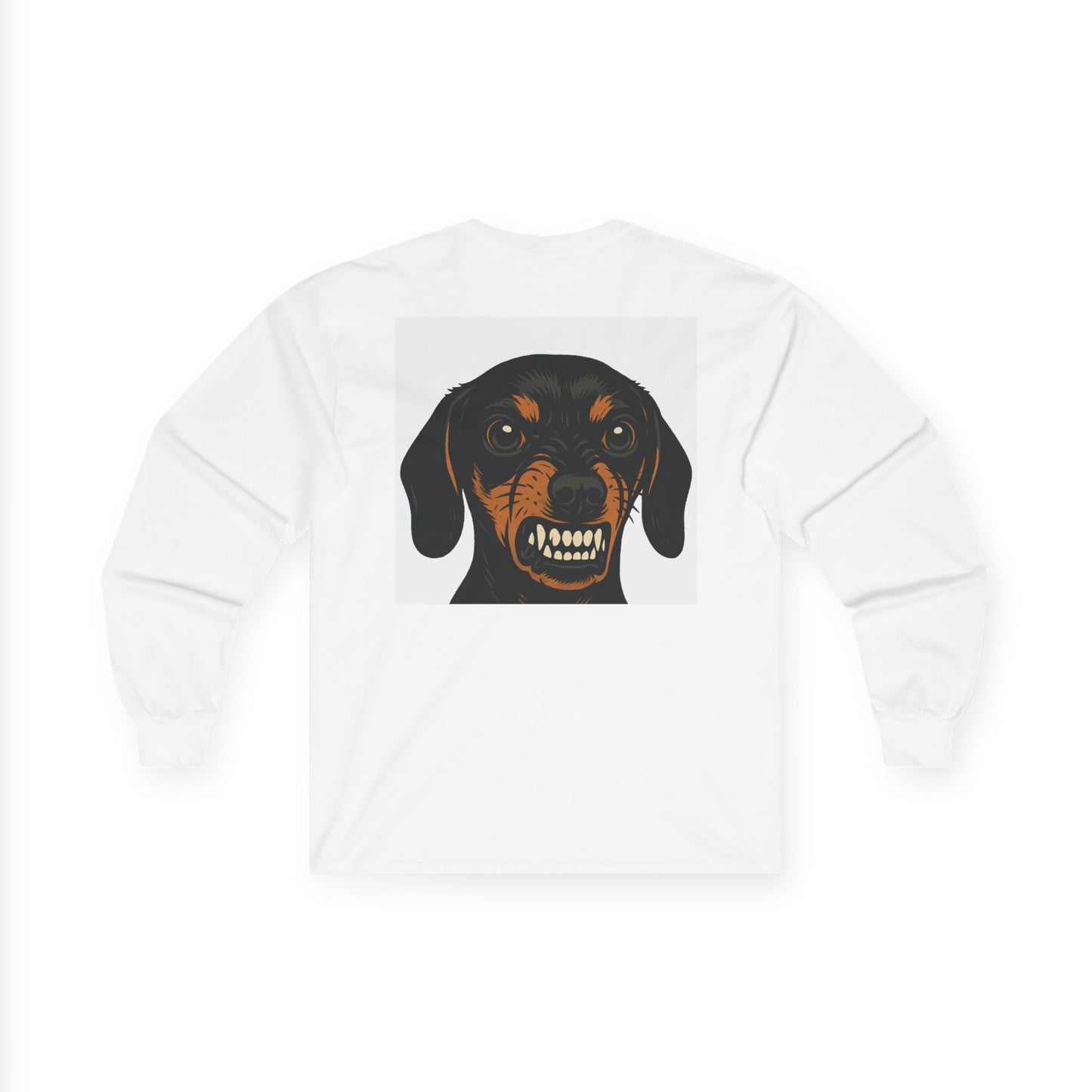 Meme - Baked Bean - Minimal Long Sleeve Tee - Backprint
