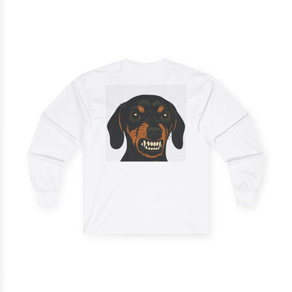Meme - Baked Bean - Minimal Long Sleeve Tee - Backprint