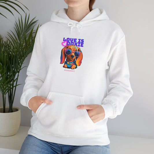 Cute - Love Is Doxie - Hoodie